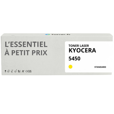 Toner compatible Kyocera 5450 Jaune - L'Essentiel à Petit Prix