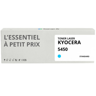 Toner compatible Kyocera 5480 Cyan - L'Essentiel à Petit Prix