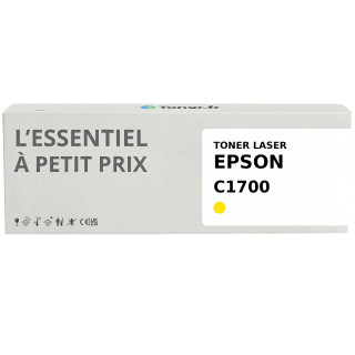 Toner compatible Epson C1700 Jaune - L'Essentiel à Petit Prix