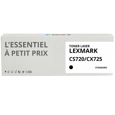 Toner compatible Lexmark CS720/CX725 Noir et couleurs - L'Essentiel à Petit Prix