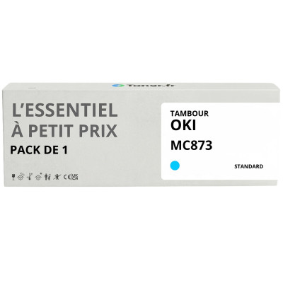 Tambour compatible OKI MC873 Cyan - L'Essentiel à Petit Prix