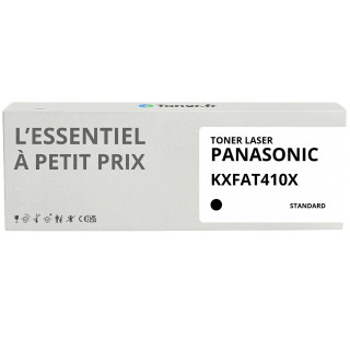 Toner compatible Panasonic KXFAT410X Noir - L'Essentiel à Petit Prix