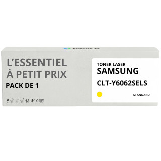 Toner compatible Samsung CLT-Y6062SELS Jaune - L'Essentiel à Petit Prix