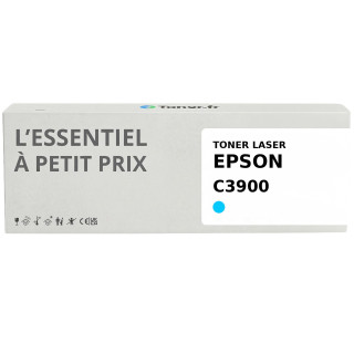 Toner compatible Epson C3900 Cyan - L'Essentiel à Petit Prix