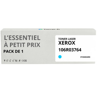 Toner compatible Xerox 106R03764 Cyan - L'Essentiel à Petit Prix
