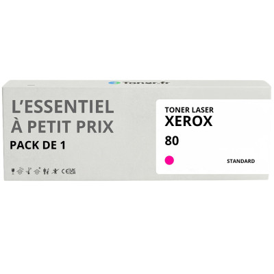 Toner compatible Xerox 80 Magenta - L'Essentiel à Petit Prix