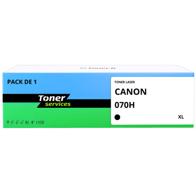 Toner compatible Canon 070H XL Noir - Toner Services