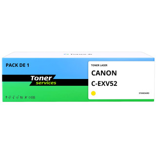 Toner compatible Canon C-EXV52 Jaune - Toner Services