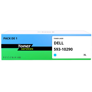 Toner compatible Dell 593-10290 XL Cyan - Toner Services