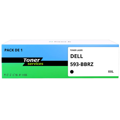 Toner compatible Dell 593-BBRZ XXL Noir - Toner Services