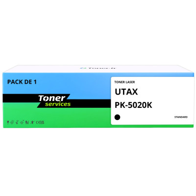 Toner compatible Utax PK-5020K Noir - Toner Services