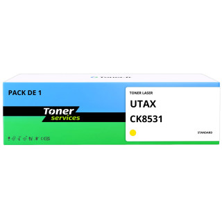 Toner compatible Utax CK8531 Jaune - Toner Services