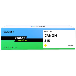 Toner compatible Canon 315 Jaune - Toner Services