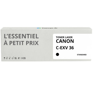 Toner compatible Canon C-EXV36 Noir - L'Essentiel à Petit Prix