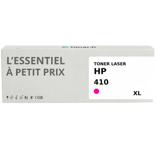 Toner compatible HP 410XL Magenta - L'Essentiel à Petit Prix