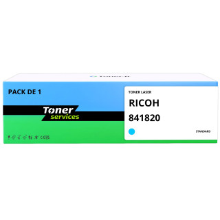 Toner compatible Ricoh 841820 Cyan - Toner Services