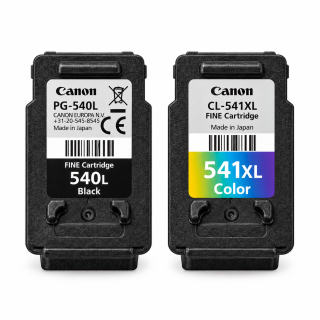 Pack de 2 cartouches d'encre Canon PG-540L / CL-541 XL Noir et tricolor - by SECOND