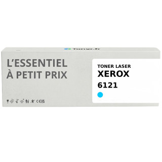 Toner compatible Xerox 6121 Cyan - L'Essentiel à Petit Prix