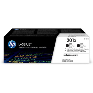 Pack de 2 toners HP 201 XL Noirs