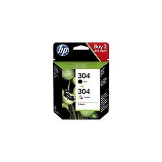 Cartouche d'encre HP 304 Noir et couleurs