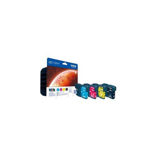Pack de 4 cartouches d'encre Brother LC1100 XL Noir et couleurs