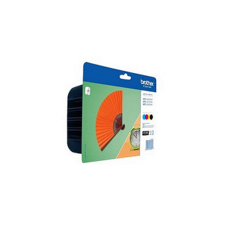 Pack de 4 cartouches d'encre Brother LC129 XL Noir et couleurs