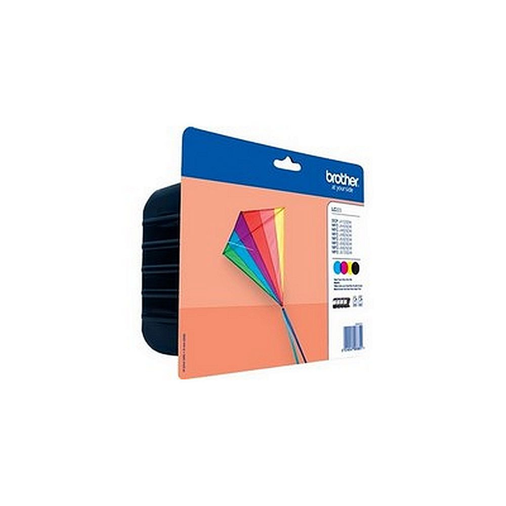 Pack de 4 cartouches d'encre Brother LC223 Noir et couleurs