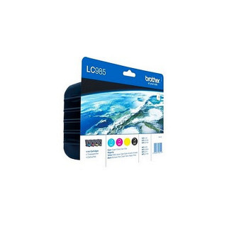 Pack de 4 cartouches d'encre Brother LC985 Noir et couleurs