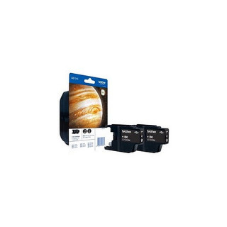 Pack de 2 cartouches d'encre Brother LC1240 Noir