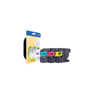 Pack de 3 cartouches d'encre Brother LC125 XL Couleur