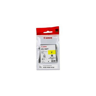 Cartouche d'encre Canon PFI102 Jaune
