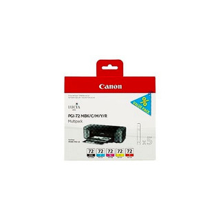 Pack de 5 cartouches d'encre Canon PGI72 Noir et couleurs