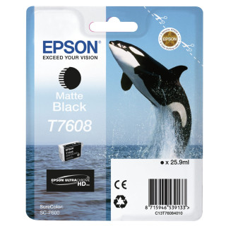 Cartouche d'encre Epson 7608 Noir mat