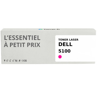 Toner compatible Dell 5100 Magenta - L'Essentiel à Petit Prix