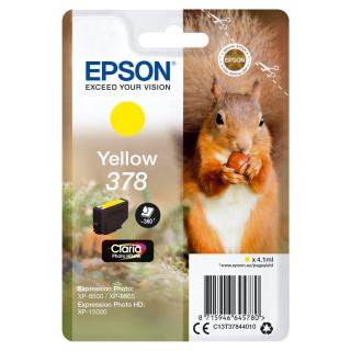 Cartouche d'encre Epson 378 Jaune
