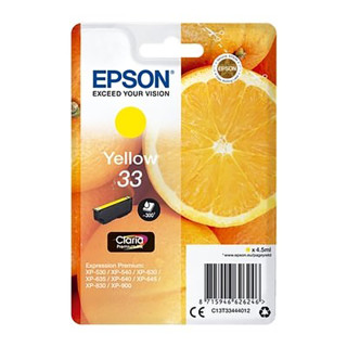 Cartouche d'encre Epson 33 Jaune