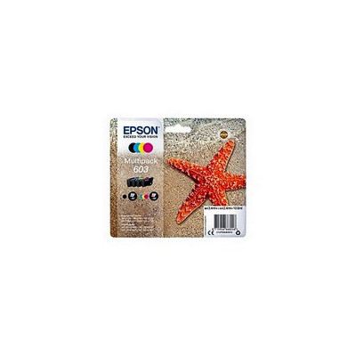 Pack de 4 cartouches d'encre Epson 603 Noir et couleurs