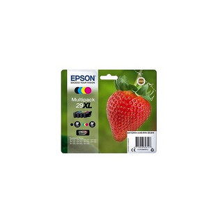 Pack de 4 cartouches d'encre Epson 29 XL Noir et couleurs