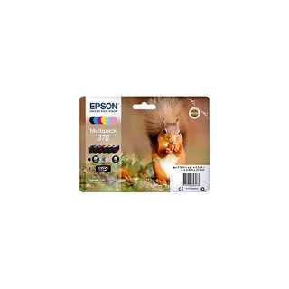 Pack de 6 cartouches d'encre Epson 378 Noir et couleurs