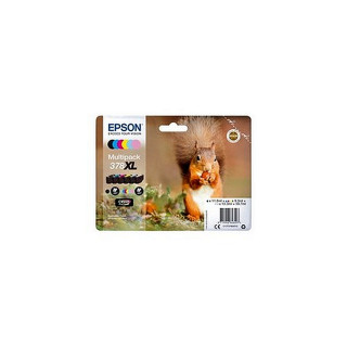 Pack de 6 cartouches d'encre Epson 378 XL Noir et couleurs