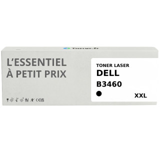 Toner compatible Dell 3460 Noir - L'Essentiel à Petit Prix