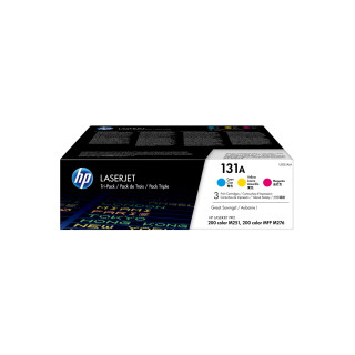 Pack de 3 toners HP 131A Couleurs
