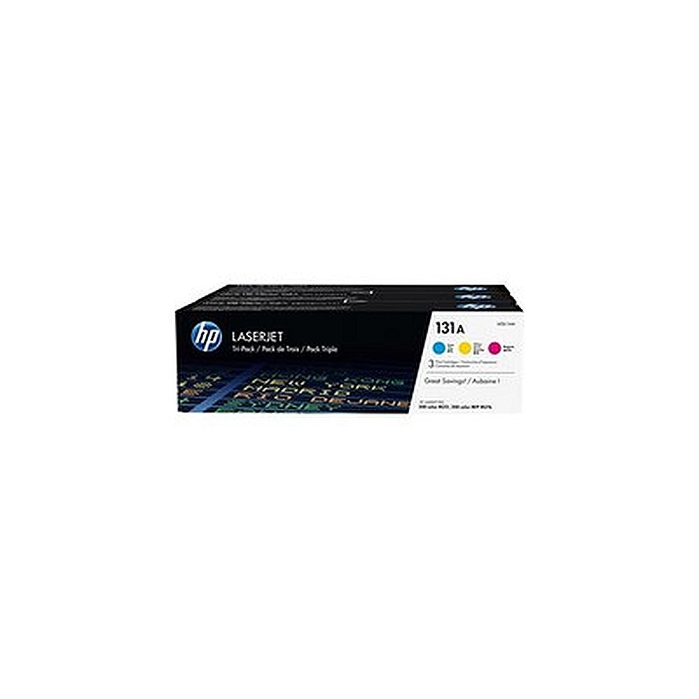 Pack de 3 toners HP 131A Couleur