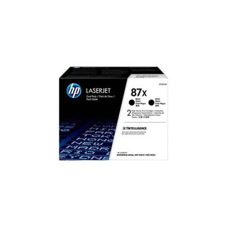 Pack de 2 toners HP 87A XL Noir