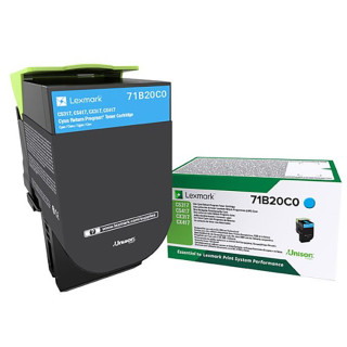 Toner Lexmark 71B20C0 Cyan