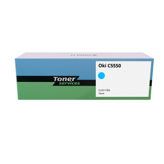Toner compatible Oki C5550 Cyan