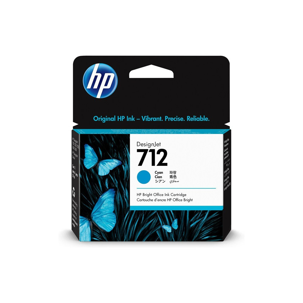 Cartouche d'encre HP 712 Cyan