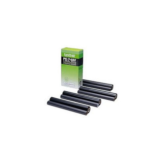 Pack de 4 Ruban transfert thermique Brother PC74 Noir