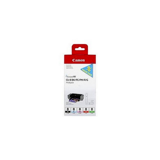 Pack de 5 cartouches d'encre Canon CLI8 Couleur