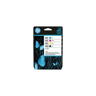 Pack de 4 cartouches d'encre HP 950 Noir et couleurs